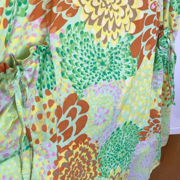 MllE GABRIELLE Floral Sundress Cotton Midi Dress Women’s Plus Size 3X Fit 2X - Picture 6 of 16